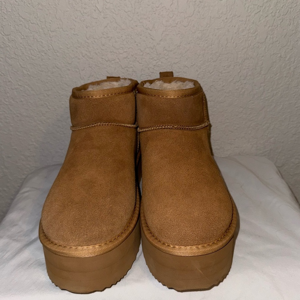 DreamPairs Platform Mini Boots - Picture 4 of 7
